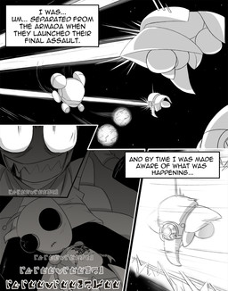 battle clothed clothing driving duo male not_furry shuvver sitting space spacecraft text topwear vehicle voot_runner inimoose invader_zim nickelodeon gir_(invader_zim) zim_(invader_zim) alien alien_humanoid humanoid irken sir_unit comic digital_media_(artwork) english_text hi_res irken_text monochrome translated