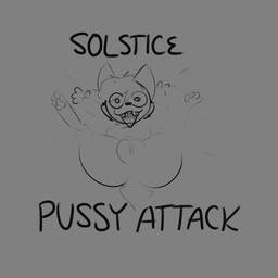 anthro attack_pose breasts butt cheek_tuft digitigrade facial_tuft featureless_breasts featureless_butt female fur genitals hair hands_up happy open_mouth pawpads paws plump_labia presenting presenting_vulva raised_paw simple_background snout solo spread_legs spreading tail teeth_showing text thick_thighs tongue tuft vulva wide_eyed ridge_(artist) solstice_(tungstndioxide) arctic_fox canid canine fox mammal true_fox 1:1 absurd_res digital_drawing_(artwork) digital_media_(artwork) english_text hi_res monochrome sketch