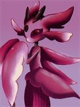 antennae_(anatomy) blade_arm female female_feral feral forehead_gem gem gradient_background pink_body pink_skin purple_background red_eyes side_view simple_background solo standing shadnoir game_freak nintendo pokemon arthropod generation_7_pokemon lurantis pokemon_(species) 2016 3:4 colored digital_drawing_(artwork) digital_media_(artwork) hi_res shaded