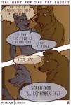 2019 absurd_res anthro bear brown_body brown_fur canid canine canis comic dialogue digital_media_(artwork) english_text fur hi_res lirkov male mammal open_mouth text ursine wolf