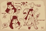 anthro barefoot breasts clothing dialogue ear_piercing feet female holding_joint looking_at_viewer open_mouth pawpads piercing smile smoking solo sweater tail text topwear mewmus mammal mephitid skunk 2023 digital_media_(artwork) english_text