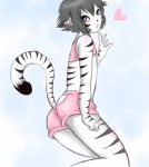 <3 clothing crossdressing cyberlolli feline girly looking_at_viewer male raised_tail shorts solo tiger white_tiger
Rating: Safe
Score: 14
User: Fluttershy
Date: January 05, 2014