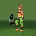 5_toes abs anthro bandeau bottomwear breasts brown_body brown_fur brown_hair clothed clothing feet female fingerless_gloves fur gloves green_background hair handwear holding_object holding_weapon humanoid_feet muscular muscular_female pants plantigrade simple_background stirrup_footwear toes topwear under_boob walking weapon palurdas_arts dog_knight_rpg rory_(ceehaz) canid canine canis dobermann domestic_dog mammal pinscher 1:1 3d_(artwork) 3d_animation animated digital_media_(artwork) no_sound short_playtime webm