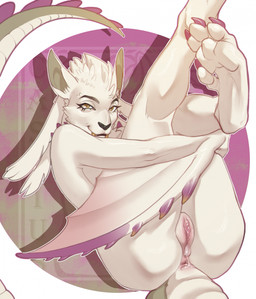 after_sex anthro anus biped bodily_fluids breasts butt claws cum cum_in_vagina cum_inside fangs feet female front_view fur genital_fluids genitals hair looking_at_viewer nude nude_anthro nude_female sitting smle solo tail teeth toes vulva wings 1cassius1 capcom monster_hunter mythology trenya barioth dragon flying_wyvern mythological_creature mythological_scalie pseudowyvern scalie 2026 digital_drawing_(artwork) digital_media_(artwork) hi_res