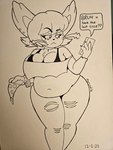 3:4 absurd_res anthro belly big_breasts big_butt breasts butt ear_piercing female food generation_4_pokemon hi_res marcodile nintendo pearl_(huwon) piercing pizza pokemon pokemon_(species) purugly slightly_chubby slightly_chubby_female solo thick_thighs traditional_media_(artwork) wide_hips