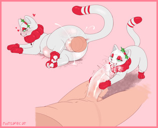 abdominal_bulge anus balls bestiality blush bodily_fluids cum cum_in_vagina cum_inside cum_on_body cum_on_face disembodied_penis duo female feral feral_penetrated genital_fluids genitals heart_symbol human_on_feral human_penetrating human_penetrating_feral interspecies male male/female pawpads penetration penis sex size_difference vaginal_fluids notsafecat junipurr domestic_cat felid feline felis human mammal hi_res