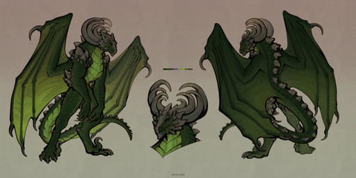 anthro claws fangs gradient_background green_body green_scales horn male monstrous nude nude_anthro nude_male purple_eyes scales simple_background solo spikes tail teeth wings tashiroth fallout microsoft mythology deathclaw dragon hybrid monster mythological_creature mythological_scalie scalie 2:1 full-length_portrait headshot_portrait hi_res model_sheet portrait