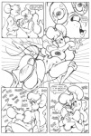 anthro black_and_white breastfeeding breasts comic duo dutch_(artist) female grope jules_(dutch) male mammal misty_(dutch) misty_the_mouse monochrome mouse murid murine nipples pen_(artwork) rodent tail traditional_media_(artwork)