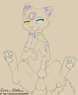animal_genitalia animal_penis ball_clench balls big_balls blue_body blue_eyes blue_fur bodily_fluids canine_genitalia canine_penis feral fluffy fur genital_fluids genitals glowing glowing_eyes glowing_genitalia glowing_markings glowing_pawpads glowing_penis heterochromia looking_at_viewer male markings pawpads penis precum precum_squirt presenting presenting_balls presenting_penis rgb_collar tail tail_motion tailwag throbbing throbbing_penis yellow_eyes stellaamoris nintendo pokemon moonlit_eclipse eeveelution generation_2_pokemon pokemon_(species) umbreon animated black_and_white digital_drawing_(artwork) digital_media_(artwork) hi_res monochrome sketch