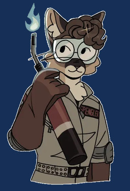 animated_webp belt brown_clothing brown_gloves brown_handwear clothing eyewear female gloves goggles handwear solo manhattancrossrip ghostbusters ghostbusters:_afterlife phoebe_spengler felid feline humanoid mammal animated