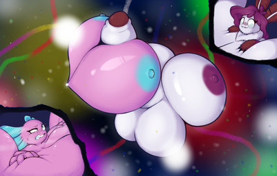 abstract_background anthro astronomical_hyper balls big_balls big_breasts big_penis blue_nipples breast_play breasts duo female genitals grasping gynomorph huge_balls huge_breasts huge_penis hyper hyper_balls hyper_breasts hyper_genitalia hyper_penis hyperspace intersex intersex/female looking_pleasured nipples penis pink_body purple_nipples sex straight_face titfuck universe zoom_in pittory lotti_(unowo) sedosa_(unowo) amphibian aquatic arthropod axolotl insect lepidopteran mole_salamander moth salamander hi_res