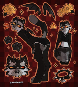 alternative_fashion anthro bat_wings bent_over big_tail bottomwear clothing collar crop_top emo female fin fishnet_clothing horn legwear membrane_(anatomy) membranous_wings narrowed_eyes pawpads piercing shirt shorts smile solo spikes squint tail tank_top teeth tights tongue tongue_out topwear wings mchaos felid feline kaiju mammal pantherine tiger absurd_res hi_res