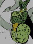 big_breasts big_butt breasts butt crossed_arms crossgender curvy_figure featureless_crotch female looking_at_viewer not_furry nude simple_background solo tail thick_thighs voluptuous thegoo dragon_ball dragon_ball_z cell_(dragon_ball) imperfect_cell bio-android_(dragon_ball) humanoid mammal absurd_res digital_media_(artwork) hi_res