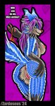 anthro anus big_breasts big_butt blue_body blush breasts butt butt_grab exposed_breasts exposing_pussy female fluffy fluffy_tail fur gaping gaping_anus genitals hair hand_on_butt holding_object inner_ear_fluff nipples nude pawpads presenting purple_hair pussy red_nose simple_background smile smirk solo spreading tail teeth text tuft white_body white_fur zardoseus nintendo pokemon valerie_(zardoseus) braixen canid canine fennec_fox fox generation_6_pokemon mammal pokemon_(species) true_fox absurd_res digital_media_(artwork) hi_res