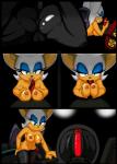 2014 anthro anus areola balls bat big_breasts big_butt blue_eyes breasts butt camel_toe comic duo english_text erect_nipples erection fellatio female grinding hair handjob hedgehog male nipples oral oral_sex penis pussy rouge_the_bat sega sex shadow_the_hedgehog smile sonic_(series) soultornado straight text titfuck topless undressing white_hair wings
Rating: Explicit
Score: 7
User: Robinebra
Date: February 03, 2014