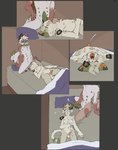 balls bed bodily_fluids collar cum cum_in_mouth cum_inside cum_on_chest cum_on_face cumshot cumshot_in_mouth cumshot_on_face duo ejaculation furniture genital_fluids genitals looking_pleasured male male/male multi_nipple nipples oral oral_penetration penetration penis sex sleep_sex sleeping young ringpaw felid feline mammal hi_res tagme