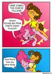 bodily_fluids cum cum_in_pussy cum_inside female feral genital_fluids hug impregnation male male/female sex text traumatized strebiskunk friendship_is_magic hasbro my_little_pony cheese_sandwich_(mlp) li'l_cheese_(mlp) pinkie_pie_(mlp) equid equine horse mammal pony comic english_text hi_res