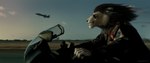 5_fingers aircraft airplane anthro clothing fingers hair jacket jet logo_on_clothing male motorcycle racing road sky solo sunset topwear vehicle geewolf top_gun felid lion mammal pantherine 2025 digital_media_(artwork) hi_res signature