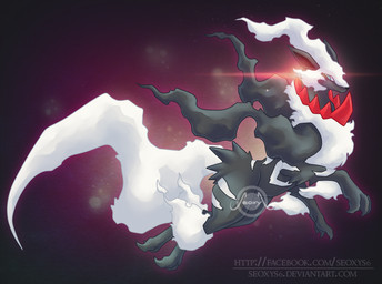 alternate_species ambiguous_gender blue_eyes feral fusion pokemon_fusion purple_background simple_background solo text seoxys6 fakemon nintendo pokemon arcanine canid canine darkrai generation_1_pokemon generation_4_pokemon hybrid legendary_pokemon mammal pokemon_(species) 2015 digital_media_(artwork) hi_res url watermark