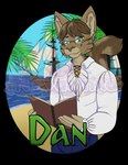 anthro beach book clothed clothing detailed_background eyewear fully_clothed galaxylynx glasses holding_book holding_object male pirate plant sea ship vehicle water watercraft wearing_glasses novalynxa supernova domestic_cat felid feline felis mammal tabby_cat alpha_channel character_badge_(artwork) character_name distracting_watermark hi_res watermark