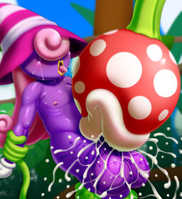 ahegao ambiguous_gender areola balls balls_deep big_penis blush bodily_fluids clothing cum cum_in_mouth cum_inside deep_throat duo edging ejaculation erection fellatio forced forest genital_fluids genitals ghost_tail gloves hair handwear hat headgear headwear huge_penis humanoid_genitalia humanoid_penis hyper hyper_genitalia jungle legless licking lips long_tongue looking_pleasured male male/ambiguous male_focus monotone_body nipples not_furry nude nude_male oral oral_penetration orgasm orgasm_face penetration penile penis penis_lick pink_hair plant precum purple_body purple_skin restrained reverse_forced_oral saliva saliva_on_penis saliva_on_tongue sex slightly_chubby slightly_chubby_male sweat tears tentacles thick_lips tongue tree vein veiny_penis vine_tentacles vines white_clothing white_gloves white_handwear witch_hat yellow_lips gotobeido mario_bros nintendo paper_mario paper_mario:_the_thousand_year_door vivian_(mario) elemental_creature flora_fauna humanoid piranha_plant shadow_siren spirit digital_media_(artwork) hi_res trans_(lore) trans_woman_(lore)