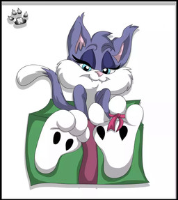 3_toes animaniacs blue_eyes box cat eyelashes feline female foot_fetish foot_focus fur hindpaw mammal pawneddyfurry pawpads paws plain_background purple_fur restraint ribbons rita_(animaniacs) white_background white_fur
Rating: Safe
Score: 2
User: stickypaws
Date: April 11, 2014