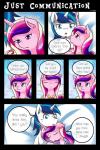 2015 blue_eyes blue_hair bodily_fluids comic duo english_text equid equine eyes_closed female feral friendship_is_magic fur hair hasbro hi_res horn male mammal multicolored_hair my_little_pony mythological_creature mythological_equine mythology open_mouth pink_body pink_fur princess_cadance_(mlp) shining_armor_(mlp) tears text unicorn vavacung white_body white_fur