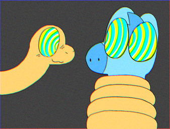 ambiguous_gender coiling feral feral_on_feral hypnosis mind_control eyestrain_warning hermosillo_(artist) battle_for_dream_island chinese_zodiac lunar_new_year object_shows the_jungle_book year_of_the_horse fourse_(bfdi) kaa_(jungle_book) equid equine equus_quattor horse mammal reptile scalie snake