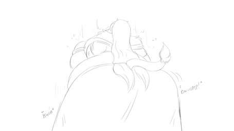 anthro arm_tuft big_breasts big_butt breast_expansion breasts butt butt_expansion clothed clothed_anthro clothed_female clothing dress exclamation_point expansion feathers female female_anthro growth growth_lines hair hair_growth huge_breasts huge_butt long_hair morbidly_obese morbidly_obese_anthro morbidly_obese_female obese obese_anthro obese_female onomatopoeia overweight overweight_anthro overweight_female queen rear_view royalty shoulder_tuft simple_background solo sound_effects standing tail tail_tuft text tuft weight_gain white_background white_body white_clothing white_dress white_feathers white_hair white_tail white_tail_tuft volkenfox dauntless sorez_(mastersorez) avian bird koshai_(dauntless) 16:9 2025 digital_drawing_(artwork) digital_media_(artwork) english_text hi_res portrait sketch three-quarter_portrait widescreen gynomorph_(lore)