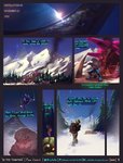 absurd_res aircraft alien armor banshee_(halo) clothed clothing comic dialogue digital_media_(artwork) duo english_text female fire forest green_eyes gun halo_(device) halo_(series) headgear helmet hi_res human male mammal microsoft mountain muscular muscular_male plant ranged_weapon rube sangheili shaded singing snow space spacecraft submachine_gun text topless tree url vehicle weapon xbox_game_studios