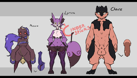 animal_genitalia anthro areola balls big_breasts black_bars breasts erection female fur genitals group hair herm inner_ear_fluff intersex male nipples nude penis pokemorph sheath simple_background tuft zipper cindersticks nintendo pokemon banette braixen canid canine fox generation_2_pokemon generation_3_pokemon generation_6_pokemon ghost humanoid mammal pokemon_(species) spirit typhlosion 2021 hi_res letterbox model_sheet