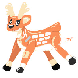 antlers band-aid bandage black_hooves feral hooves horn inflatable looking_at_viewer male simple_background solo white_background pedroteles4210 deer_mike mike_(deer_mike) animate_inanimate deer living_inflatable mammal 1:1 2026 english_description signature