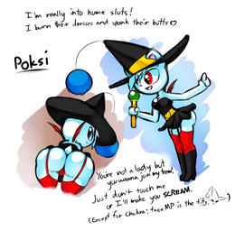 anthro big_butt butt cleavage clothed clothing english_text female final_fantasy hat looking_at_viewer looking_back moogle norithics pom_antenna red_eyes solo text video_games wand witch_hat
Rating: Questionable
Score: 6
User: Juni221
Date: July 12, 2014 anthro big_butt butt cleavage clothed clothing english_text female final_fantasy hat looking_at_viewer looking_back moogle norithics pom_antenna red_eyes solo text video_games wand witch_hat
Rating: Questionable
Score: 6
User: Juni221
Date: July 12, 2014
