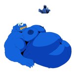 anthro belly big_belly big_moobs big_muscles big_nipples big_pecs blue_belly blue_body blue_fur cookie eating food food_in_mouth fur huge_belly male moobs musclegut muscular muscular_anthro muscular_male navel nipples obese obese_anthro obese_male overweight overweight_anthro overweight_male pecs simple_background solo white_background abbamusa410791 cookie_monster monster 1:1 absurd_res half-length_portrait hi_res portrait reference_image