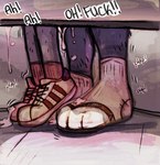 anthro bodily_fluids clothed clothed_sex clothing cum cum_drip dripping duo footwear fur genital_fluids grey_body grey_fur leaking_cum leg_cropped_sex male male/male moan obscured_penetration sex shoes sneakers socks bowserboy101 lorenzo_(bowserboy101) oliver_(bowserboy101) american_opossum mammal marsupial hi_res father_(lore) father_and_child_(lore) father_and_son_(lore) incest_(lore) parent_(lore) parent_and_child_(lore) parent_and_son_(lore) son_(lore)