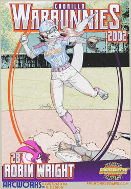 action_pose anthro ball baseball baseball_(ball) baseball_base baseball_cap baseball_card baseball_field baseball_glove baseball_uniform big_tail blue_eyes claws clothing feet female hair hat headgear headwear jersey jumping logo logo_on_clothing pawpads plated_scales pose red_hair shirt solo sportswear stirrup_legwear tail text toe_claws topwear uniform arcanethewoof mythology robin_wright_(character) canid canine dragon mammal mythological_creature mythological_scalie scalie white_dragon_(species) absurd_res digital_drawing_(artwork) digital_media_(artwork) english_text hi_res painting_(artwork) signature url watercolor_(artwork) watermark