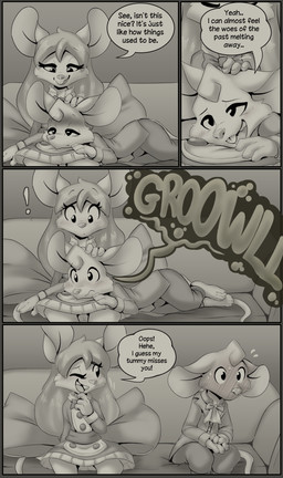 4_fingers 4_toes anthro aroused blush blush_lines bow_accessory bow_ribbon bow_tie buckteeth building clothed clothed_anthro clothed_female clothed_male clothing crevat dialogue digitigrade duo exclamation_point feet female fingers flustered fully_clothed fully_clothed_anthro fully_clothed_female fully_clothed_male furniture giggle hair head_on_lap house hungry long_hair maid_uniform male mouse_tail on_lap rumbling_stomach sofa speech_bubble surprised sweaty_head teeth text toes uniform muhny lily_(muhny) lyle_(muhny) mammal mouse murid murine rodent black_and_white comic english_text hi_res monochrome multiple_scenes