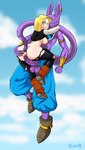 anal anthro blonde_hair blue_eyes boots butt clothing cloud cloudy_sky duo female floating footwear hair hairless male male/female purple_body purple_skin shoes sky teeth vaginal mrpenning dragon_ball dragon_ball_super dragon_ball_z android_18 beerus alien deity domestic_cat felid feline felis hairless_cat human mammal sphynx_(cat) digital_media_(artwork) hi_res