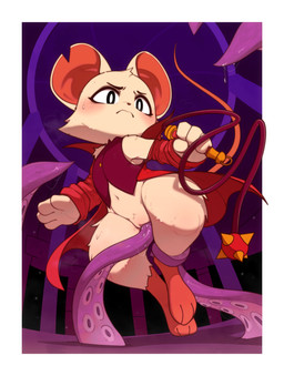 anthro areola biped blush female fur genitals holding_object holding_weapon nipples penetration sex tail tan_body tan_fur tentacle_in_vagina tentacle_penetration tentacle_sex tentacles thick_thighs vaginal vaginal_penetration vulva weapon whip kekitopu mina_the_hollower yacht_club_games mina_(mina_the_hollower) mammal mouse murid murine rodent absurd_res hi_res