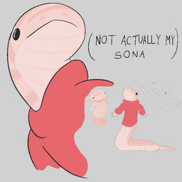 ambiguous_gender clothing dot_eyes fingers grey_background red_clothing red_sweater red_topwear simple_background simple_eyes solo sweater topwear jwifos! mole_lizard scalie 1:1