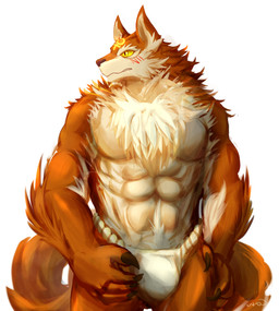 5_fingers abs anthro asian_clothing chest_tuft claws clothed clothing east_asian_clothing fingers fundoshi fur japanese_clothing male multicolored_body multicolored_fur muscular muscular_anthro muscular_male simple_background solo standing topless tuft two_tone_body two_tone_fur underwear white_background yellow_eyes fd-caro egyptian_mythology middle_eastern_mythology mythology puzzle_and_dragons set_(deity) set_(puzzle_and_dragons) canid canine deity mammal 2015 absurd_res hi_res