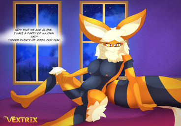 anthro anthrofied big_breasts breasts female genitals holidays magic_user mature_anthro mature_female pokemorph presentation solo spread_legs spreading text thick_thighs vulva wide_hips witch vextrix halloween nintendo pokemon arc_vap arcanine eeveelution generation_1_pokemon pokemon_(species) vaporeon english_text hi_res