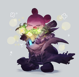 1_eye accessory ambiguous_gender anthro blue_eyes blush blush_lines carrying_another clothed clothed_anthro clothing duo eyes_closed feral flower flower_crown flower_in_hair glowing glowing_eyes grey_background hair hair_accessory happy hug machine on_head on_top open_mouth open_smile pink_body plant pupils red_body simple_background size_difference smile sparkles surprise_hug surprised three-quarter_view white_pupils milka_long3 kirby_(series) kirby_air_riders nintendo kirby noir_dedede avian bird penguin robot waddling_head 2025 digital_media_(artwork) hi_res male_(lore)