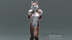 anthro blue_eyes bouncing_breasts breasts brown_body brown_fur dancing female fur genitals medium_breasts nipples nude pussy realistic simple_background small_breasts solo tail tail_motion teeth tongue tongue_out tuft furflection f01 canid canine canis mammal wolf 16:9 3d_(artwork) 3d_animation animated digital_media_(artwork) huge_filesize no_sound short_playtime webm widescreen