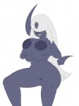 anthro anthrofied big_breasts breasts clothing cross_legs female fondling fur genitals gloves hair hand_on_breast handwear holding_breast long_hair nipples nude pokemorph pussy self_fondle smile solo thick_thighs white_body white_fur dibujosv12 nintendo pokemon edna_(kocosoto) absol canid generation_3_pokemon mammal pokemon_(species) 2018 digital_drawing_(artwork) digital_media_(artwork) hi_res