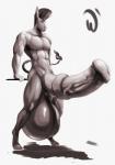 abs animal_genitalia animal_penis anthro balls big_balls big_penis equine_genitalia equine_penis erection genitals huge_balls huge_penis hyper hyper_balls hyper_genitalia hyper_penis male medial_ring muscular muscular_anthro muscular_male navel nude pecs penis solo whatinsomnia bullsworth asinus donkey equid equine mammal hi_res monochrome