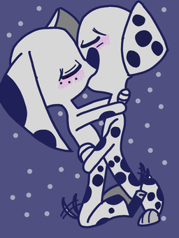 black_nose black_spots blush blush_lines duo female feral floppy_ears freckled_face freckles fur kiss_on_lips kissing male markings spots spotted_body spotted_fur toony white_body white_fur seisai1751 101_dalmatian_street 101_dalmatians disney dolly_(101_dalmatians) dylan_(101_dalmatians) canid canine canis dalmatian domestic_dog mammal 3:4 hi_res brother_(lore) brother_and_sister_(lore) incest_(lore) sibling_(lore) sister_(lore) stepbrother_(lore) stepbrother_and_stepsister_(lore) stepsibling_(lore) stepsister_(lore)