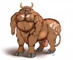 animal_genitalia animal_penis balls bovine_genitalia bovine_penis butt genitals hangers male musclegut muscular pecs penis penis_tip saggy_balls sheath slightly_chubby solo raivenderouthelion bovid bovid_taur bovine bovine_taur mammal mammal_taur taur