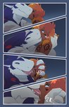 anthro big_dom_small_sub bodily_fluids claws dominant drooling duo extreme_french_kiss french_kissing fur green_eyes hair human_on_anthro interspecies kissing long_tongue male male_anthro male_on_anthro male_on_human neck_bulge orange_hair pokephilia purple_body purple_fur red_eyes saliva saliva_string size_difference sloppy_kiss tan_body tan_fur tongue tongue_out xxbrewbeastxx nintendo pokemon pokemon_legends_arceus azoth generation_8_pokemon hisuian_form hisuian_typhlosion human mammal pokemon_(species) regional_form_(pokemon) comic hi_res trans_(lore) trans_man_(lore)