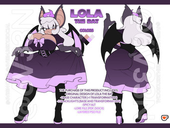 alternative_fashion anthro big_breasts big_butt breasts butt cleavage clothed clothing female goth hair long_hair solo tan_body text 6veen fan_character lola_the_bat bat mammal 4:3 absurd_res english_text hi_res